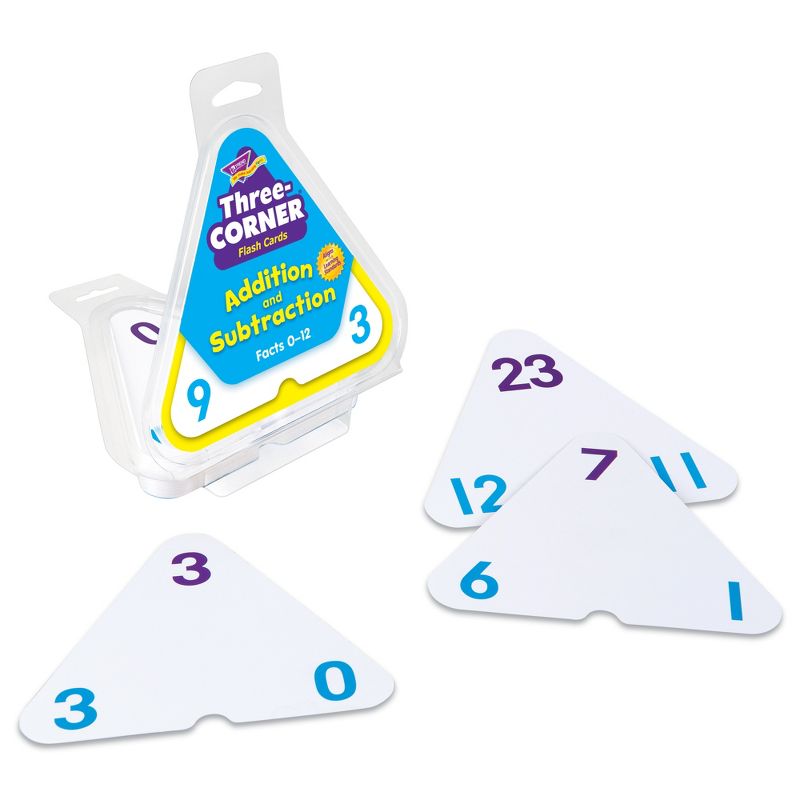 TREND Addition and Subtraction Three-Corner Flash Cards, 4 of 5