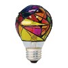 Ge 25w Incandescent Stained Glass Light Bulb: Dimmable Decorative A19 ...