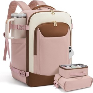 40L Travel Backpack with 2 Packing Cubes, TSA Personal Item for Airplanes, Fits 15.6" Laptop - 1 of 4