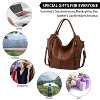 Tote Bag for Women PU Leather Shoulder Bags Fashion Hobo Bags Large Purse and Handbags with Adjustable Shoulder Strap - 4 of 4