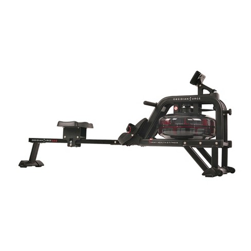 Sunny Health & Fitness Water Rowing Rowing Machine with LCD Monitor - Obsidian - image 1 of 4