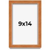 PosterPalooza | Photo Size Classic Brown Picture Frame - UV Acrylic, Foam Board Backing, Hanging Hardware - 2 of 4