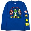Nintendo Super Mario Bros Mario & Luigi Big Boys 2-Pack Long Sleeve Graphic T-Shirts Set - 3 of 3