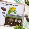 Maggift Galvanised Steel Raised Garden Bed Kit, Planter Boxes with Rubber Edging, Open Bottom for Backyard, Garden, Patio, Brown,24.6"*19.1"*6.9" - 3 of 4