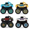 Monster Maniacs: Switch 'Ems Monster Trucks - 24pc Set, 6 Friction Powered Toy - 3 of 4