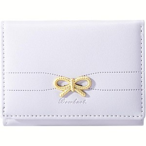 FATMOON Women's Wallets Cute Bow Small Wallet, Aesthetic Card Holder with ID Window and 7 card slots for Women Girls - 1 of 4