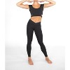 Women's Recycled Poly Cap Sleeve Side Band Crop Top - Body Wrappers - 4 of 4