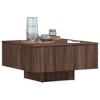 vidaXL Coffee Table Brown Oak 23.6 in.x23.6 in.x12.4 in. Engineered Wood - 4 of 4