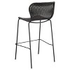 Mckinley Brown Faux Rattan Metal Bar Stool (Set of 2) - 4 of 4