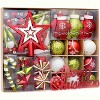 70 Pcs Christmas Ornaments Set, Shatterproof Xmas Tree Ornaments Hanging Balls for Tree Decorations - 2 of 4