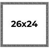 PosterPalooza | Photo Size Distressed Black Picture Frame - UV Acrylic, Foam Board Backing, Hanging Hardware - 2 of 4