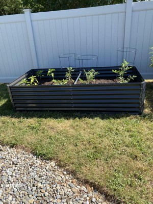 Best Choice Products 8x4x2ft Outdoor Metal Raised Garden Bed, Planter ...