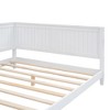 NicBex Twin/Full Size Wood Daybed with Backrest and 1 Armrest,Sofa Bed for Bedroom,Living Room,Apartment - 4 of 4