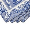 Pimpernel Blue Italian Placemats - Set of 4 (15.7” x 11.7”) Cork Backing, Elegant Italian-Inspired Design, Durable & Easy to Clean - 2 of 4