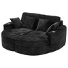 Polibi Oversized Chaise Lounge Sofa with Cup Holders and Pillows - 3 of 4