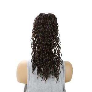 Unique Bargains Women's Latin American Curly Ponytail Long Hair Hair Extensions High Temperature Fiber 16IN 1 Pc - 1 of 4