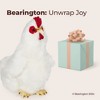 Bearington Henny Plush White Hen Stuffed Animal for little kids, 9 Inches - 4 of 4