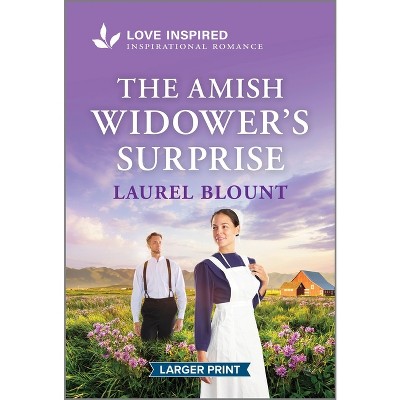 The Amish Widower's Surprise - (Hickory Springs Amish) Large Print by  Laurel Blount (Paperback)