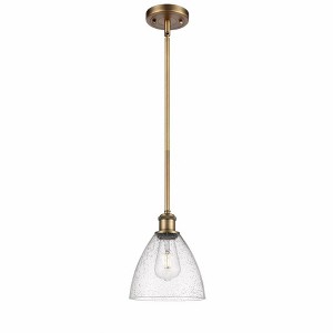 Bristol Glass - 1 Light Mini Pendant In Industrial Style-9.25 Inches Tall and 7.5 Inches Wide - 1 of 1