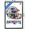 Trends International Nfl New England Patriots - Matthew Judon 22 Framed  Wall Poster Prints White Framed Version 22.375 X 34 : Target