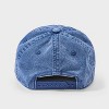 Girls' Montauk Embroidered Baseball Hat - Blue: Grayson Threads Kids, Adjustable Cotton Snapback - 2 of 3