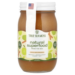 True Sea Moss Sea Moss Gel Superfood, Apple and Cinnamon, 16 fl oz (473 ml) - 1 of 2
