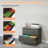 YONWAY 4 Drawer Lateral File Cabinet with Lock, Steel File Storage Cabinet, for Legal/Letter/A4/F4 Size, for Home Office and School - 2 of 4