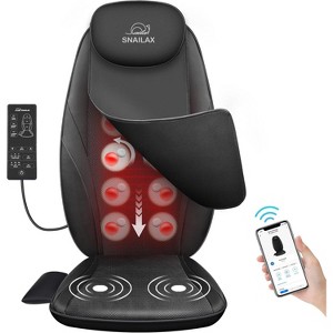 Snailax Shiatsu Massage Cushion with Heat Massage Chair Pad Kneading Back Massager - 256 - 1 of 4