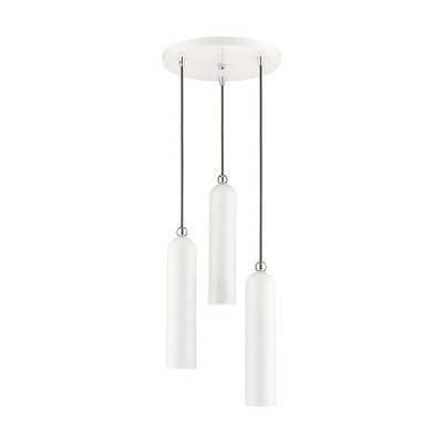 Livex Lighting Ardmore 3 - Light Pendant in  Shiny White