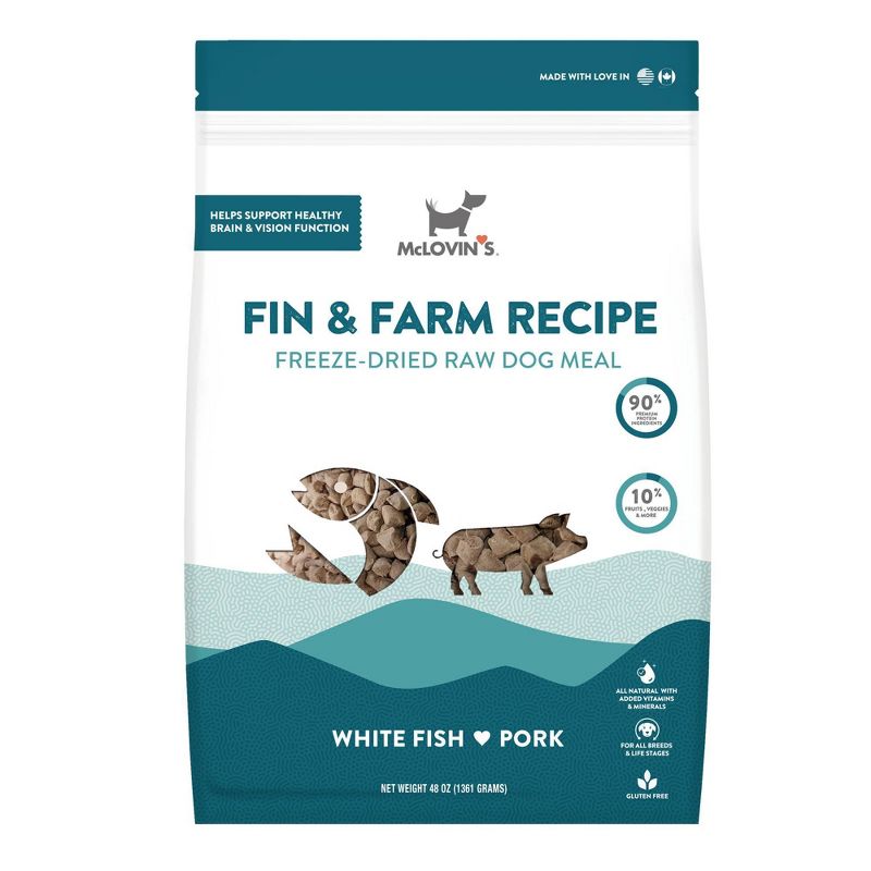 McLovin's Freeze Dried Dry Dog Food with Fish and Farm Recipe, 1 of 6