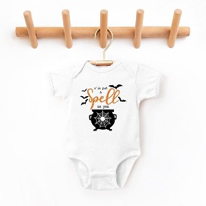 The Juniper Shop I'll Put A Spell On You Glitter Baby Bodysuit - 1 of 3