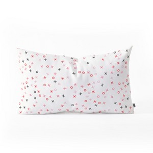 Little Arrow Design Co hugs and kisses XO Oblong Throw Pillow - Society6 - 1 of 2