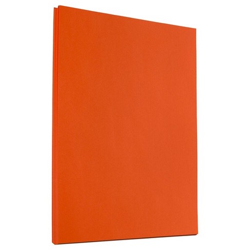 Jam Paper Colored 24lb Paper - 8.5 X 11 - Orange Recycled - 50 Sheets ...