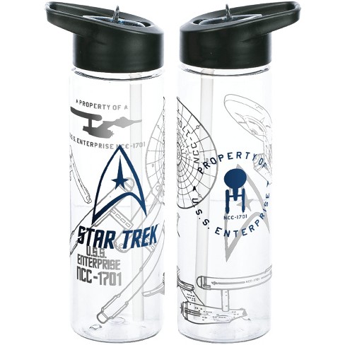 Star Trek Uv 24 Ounces Tritan Water Bottle