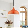 Livex Lighting Amador 1 - Light Pendant in  Shiny Orange/Polished Chrome - 2 of 4