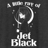 Women's Wednesday A Little Ray of Jet Black Racerback Tank Top - 2 of 4