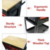 Garvee Rolling Tool Chest with Drawers, large tool chest, Adjustable Shelf Locking System Storage Cabinet for Garage Warehouse Repair Shop Black - 3 of 4