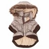 Racxily Classic Metallic Fashion Pet Dog Coat Jacket Parka w/ 3M Insulation and Removable Hood, - 4 of 4
