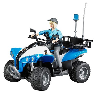 Bruder Police Quad with Policewoman and Accessories