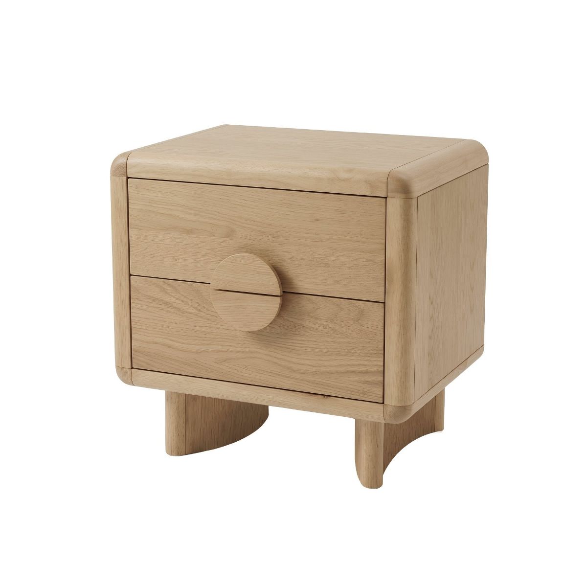 Gabrielle Nightstand, Light Oak - thumbnail 4