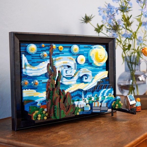 LEGO Ideas Vincent van Gogh - La Noche Estrellada Set de Arte 21333 6