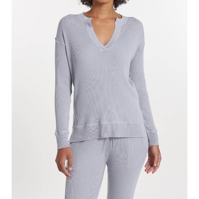 Women's Cabo Split Neck Top - LEIMERE