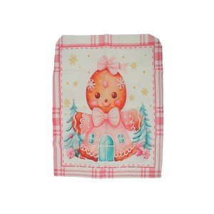 Unique Bargains Dining Chair Slipcovers Faux Linen Pink 22.44 " x 18.11 " 1 Pcs - 1 of 4