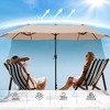Captiva Designs 6.5'x13' Rectangular Outdoor Market Umbrella - 2 of 4
