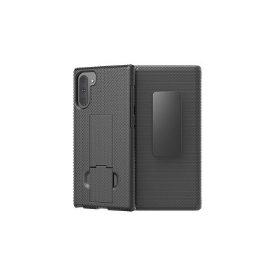 Verizon Hardshell & Holster Clip Combo Case For LG V50 ThinQ - Black