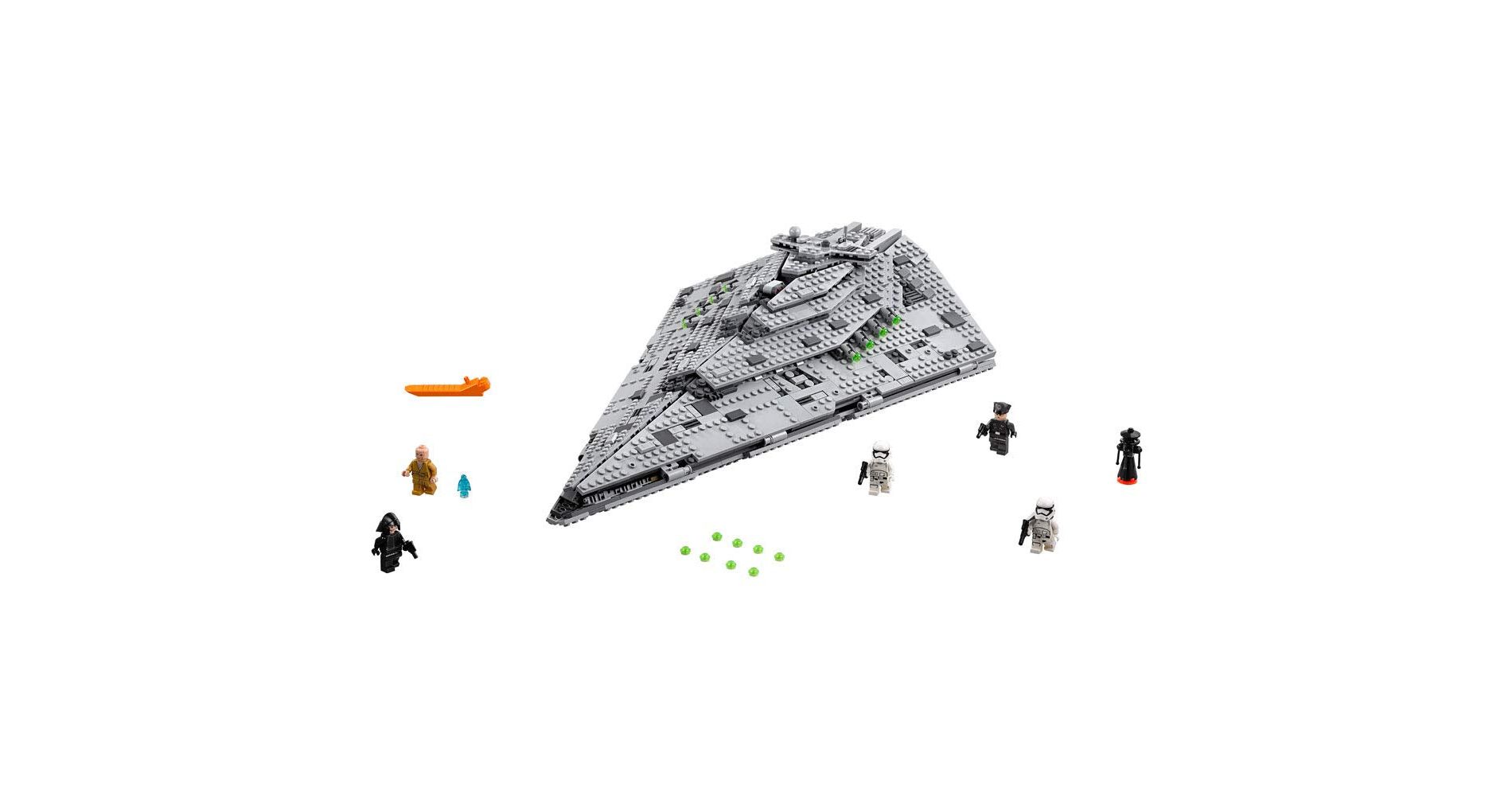 LEGO Star Wars Episode VIII First Order Star Destroyer 75190 Building Kit (1416 Piece)