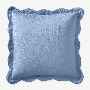 BrylaneHome Lily Pinsonic Damask Euro Sham - 1 of 2