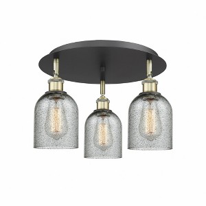 Caledonia - 3 Light Flush Mount In Industrial Style-9.5 Inches Tall and 16.75 Inches Wide - 1 of 1