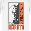 Naruto Classic Character Line Art with Title Women's White Graphic Tee - 2 of 3