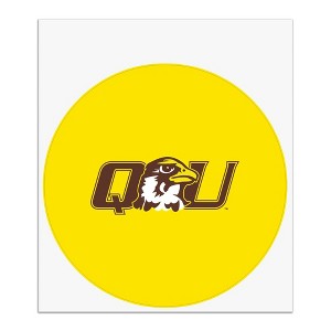 Quincy University Secondary Logo Automotive Car Window Locker Circle Bumper Sticker - 1 of 4